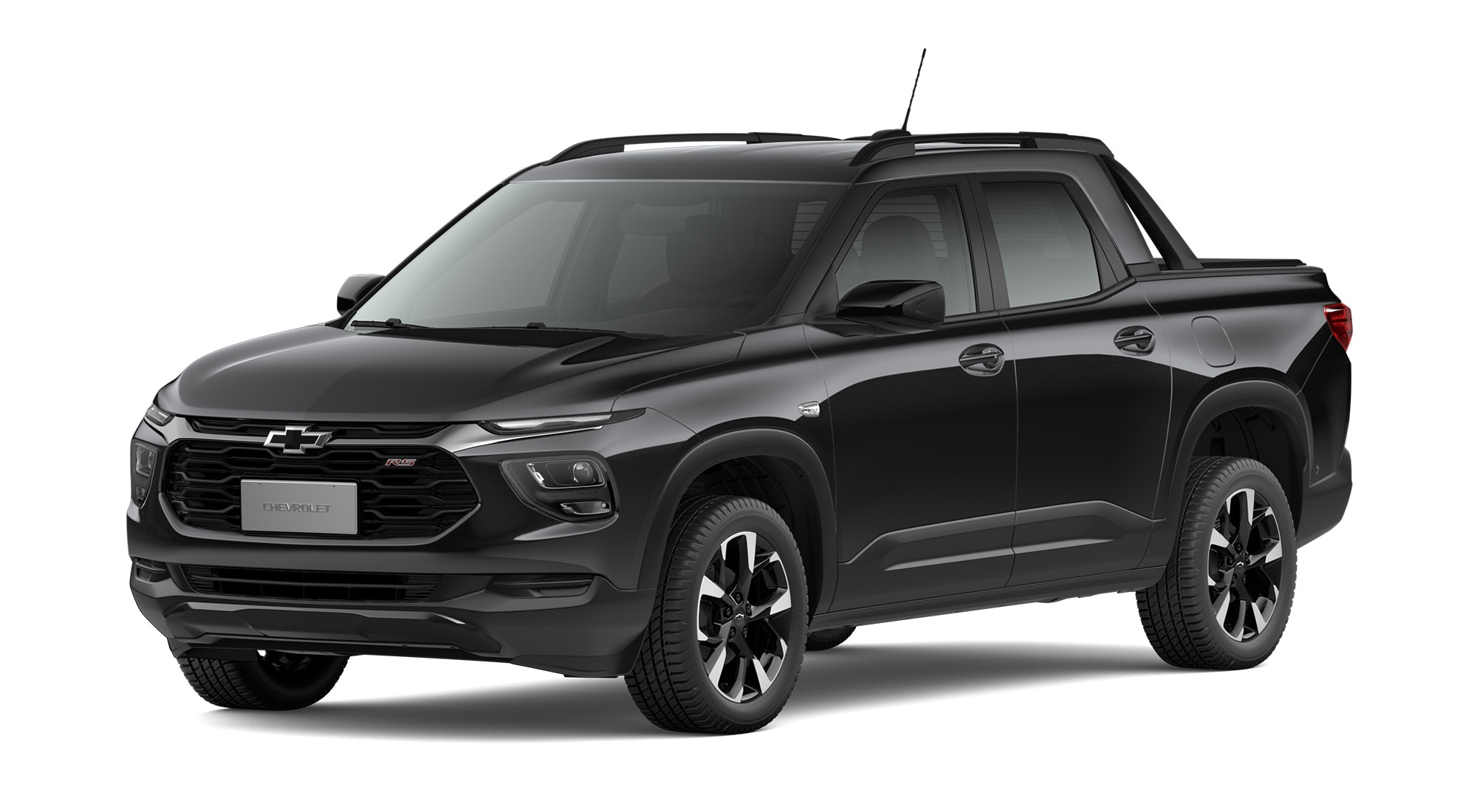 Chevrolet Montana RS color negro metalizado